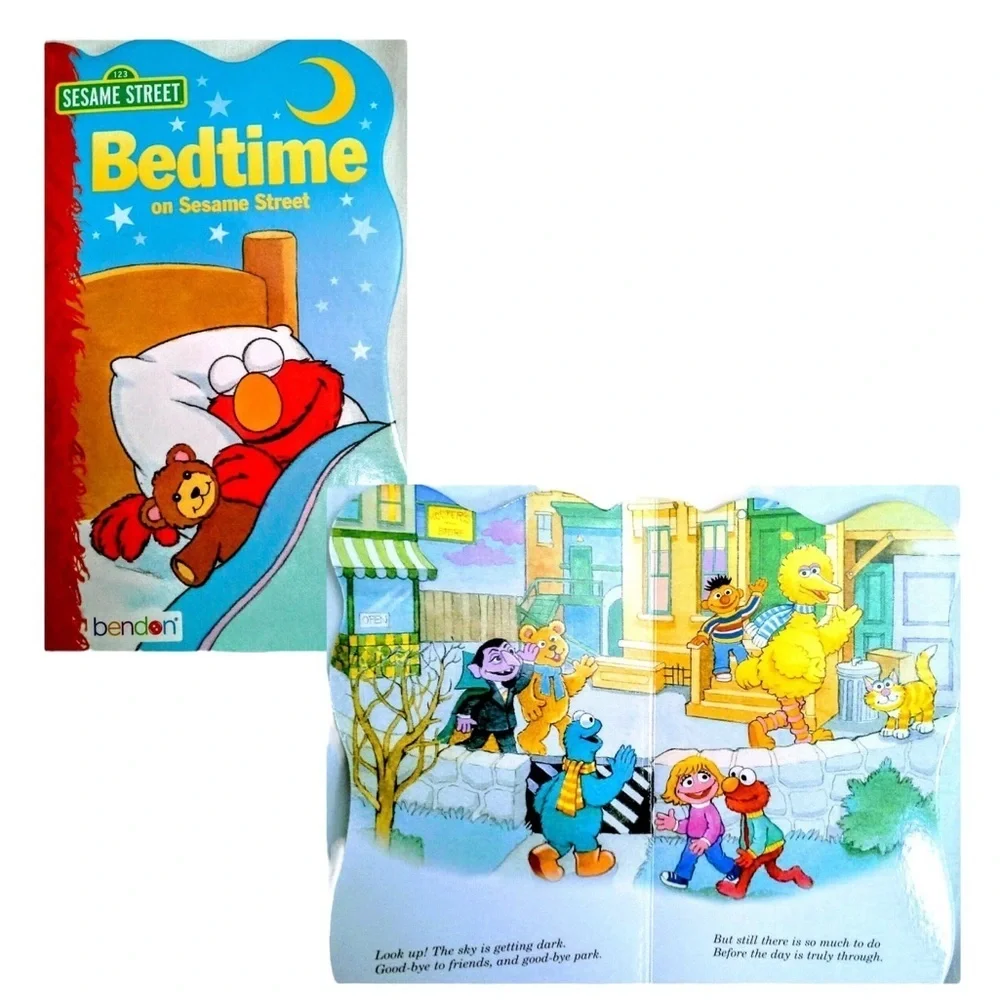 Sesame Street Shaped Board Books First Animals Rhymes Manners Elmo & Friends